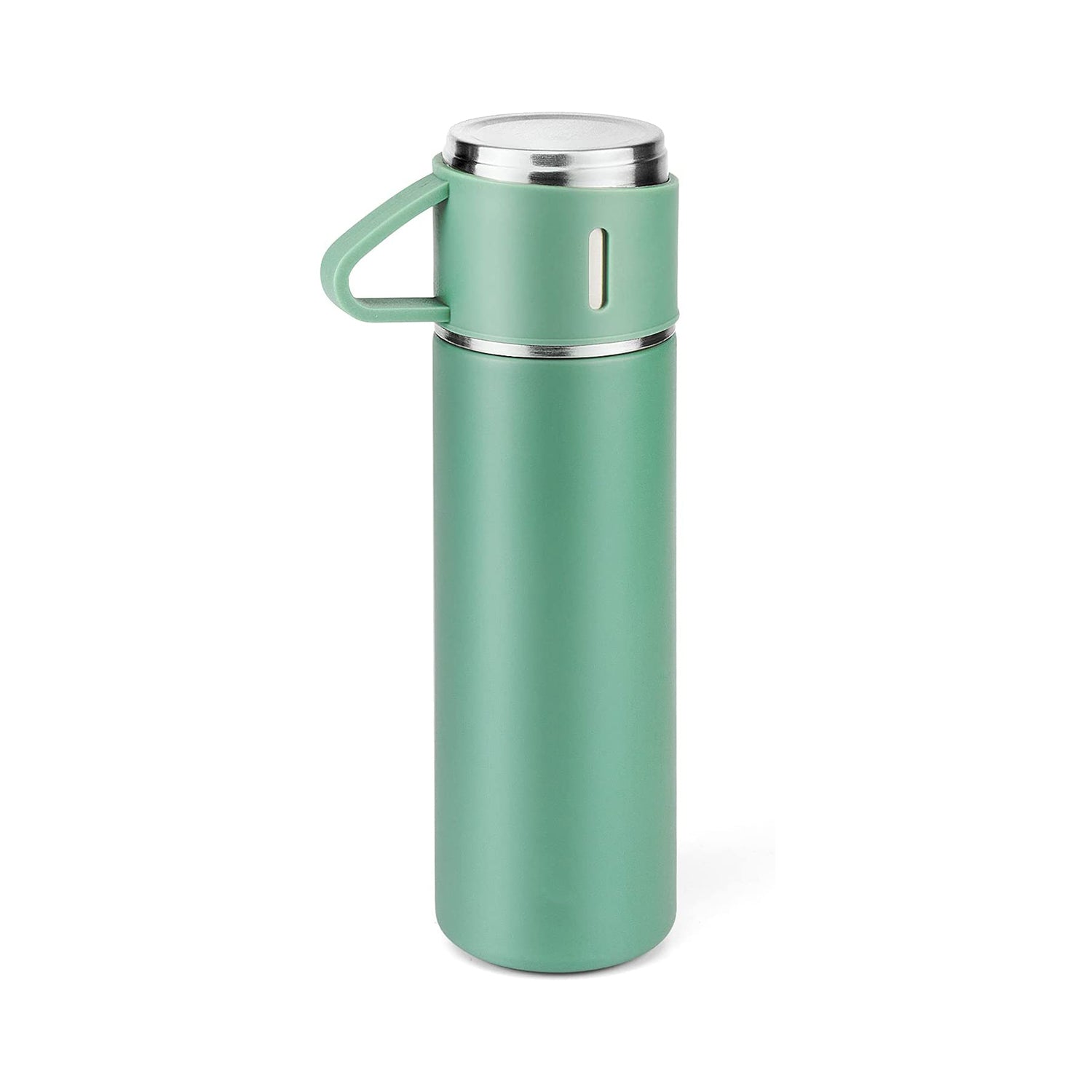 2834 Stainless Steel Vacuum Flask Set with 3 Steel Cups Combo for Coffee Hot Drink and Cold Water Flask Ideal Gifting Travel Friendly Latest Flask Bottle. (500ml) 2834 Stainless Steel Vacuum Flask Set with 3 Steel Cups Combo for Coffee Hot Drink and Cold Water Flask Ideal Gifting Travel Friendly Latest Flask Bottle. (500ml)